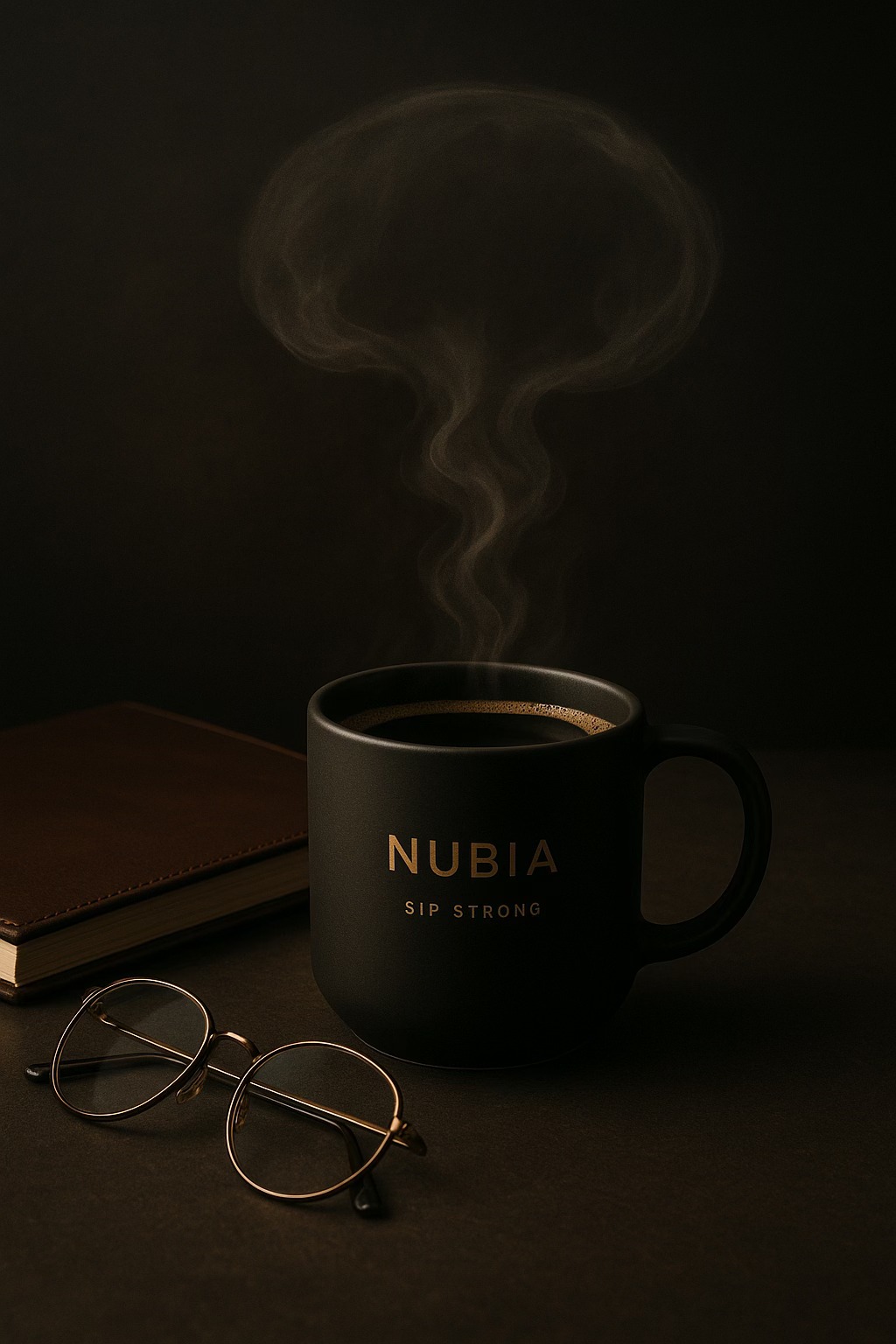 Tasse Nubia Sip Strong dans une ambiance elegante