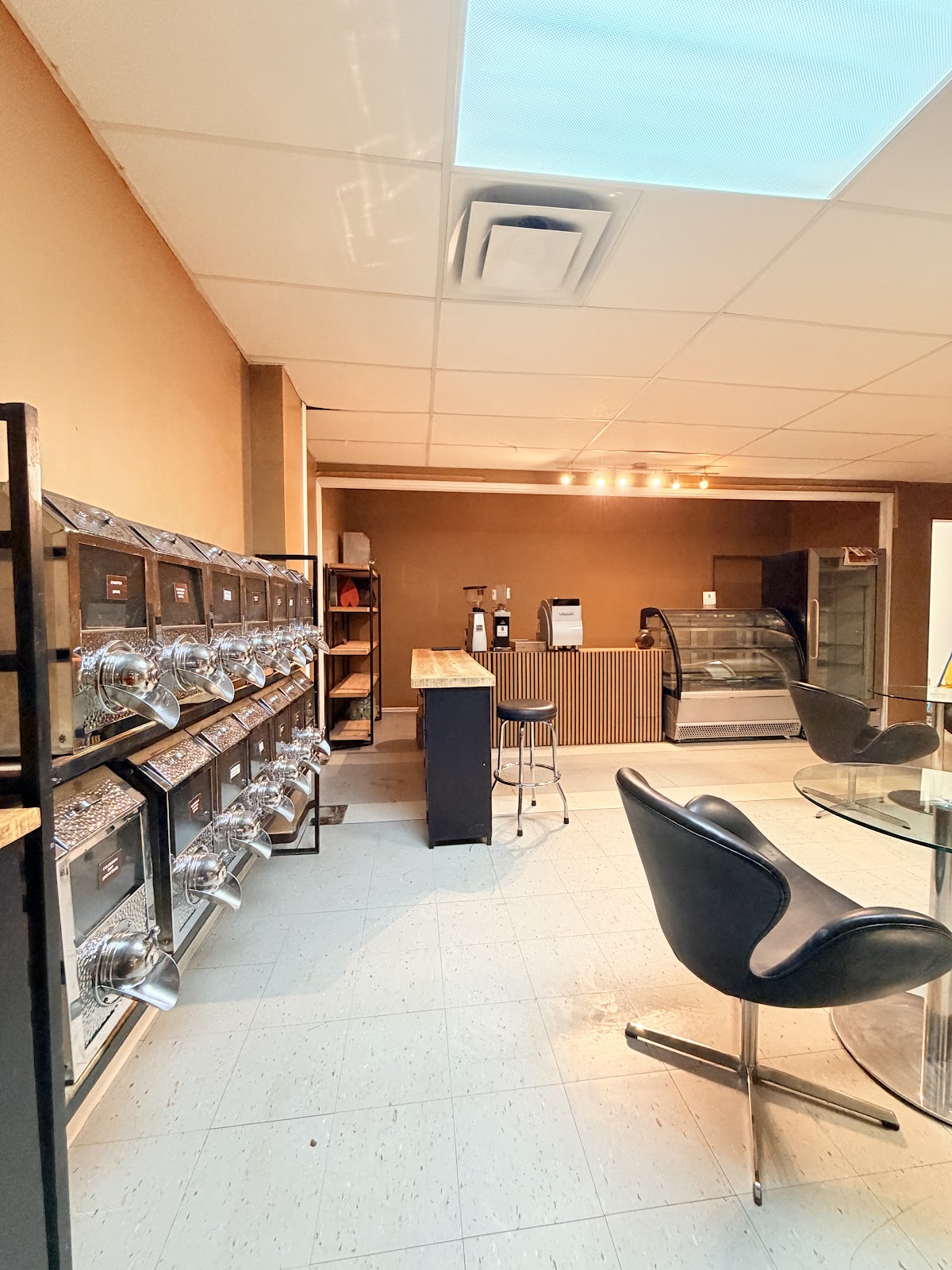 Espace de degustation chez Nubia Cafe